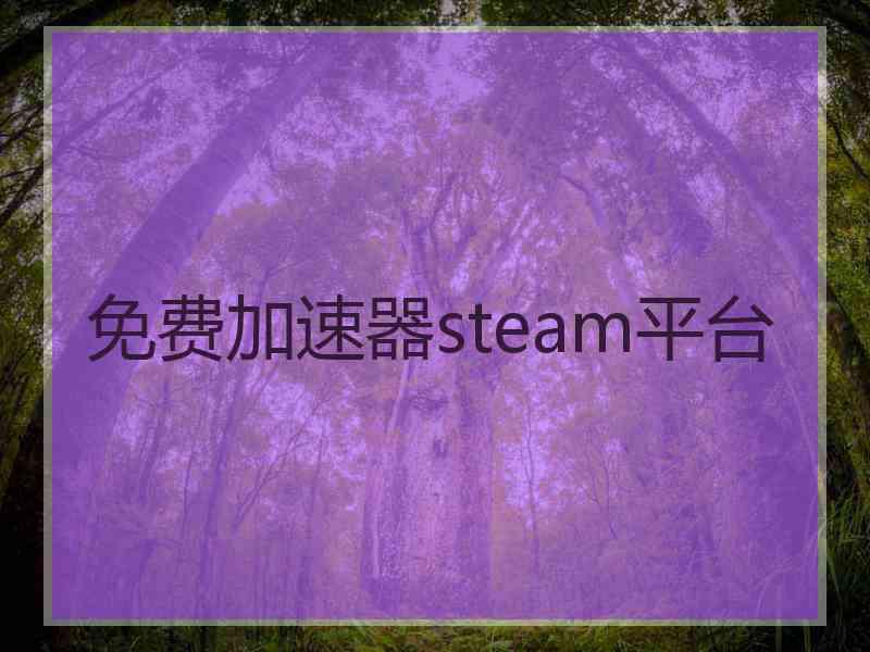 免费加速器steam平台