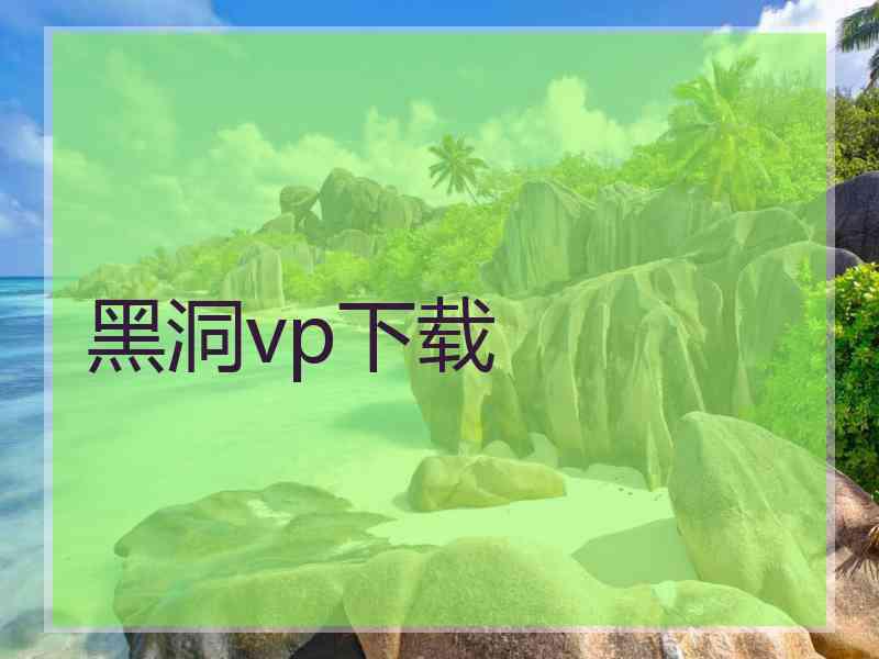 黑洞vp下载