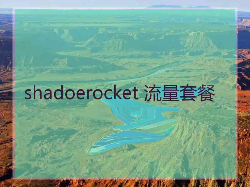 shadoerocket 流量套餐