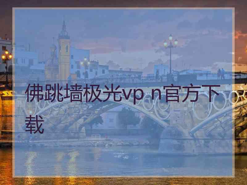 佛跳墙极光vp n官方下载