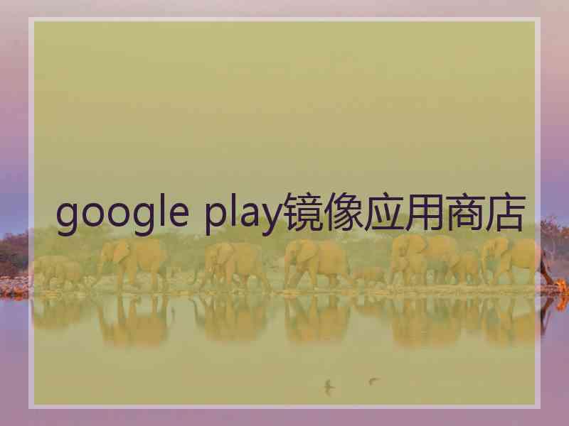 google play镜像应用商店