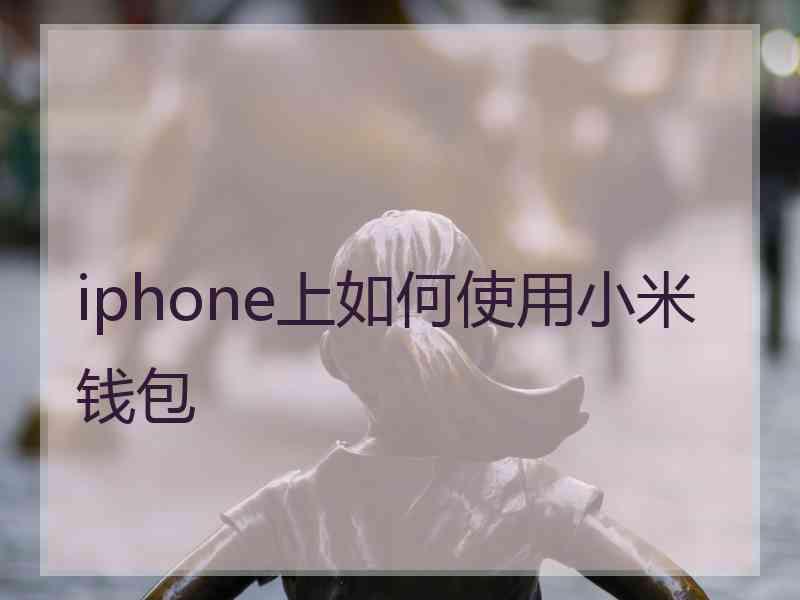 iphone上如何使用小米钱包