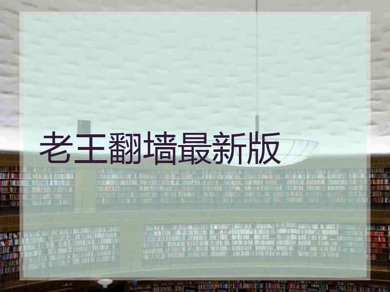 老王翻墙最新版