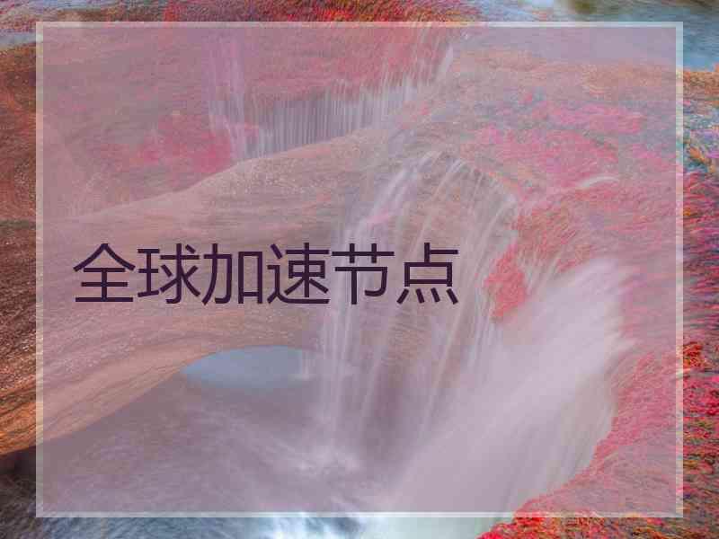 全球加速节点