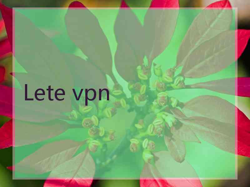 Lete vpn