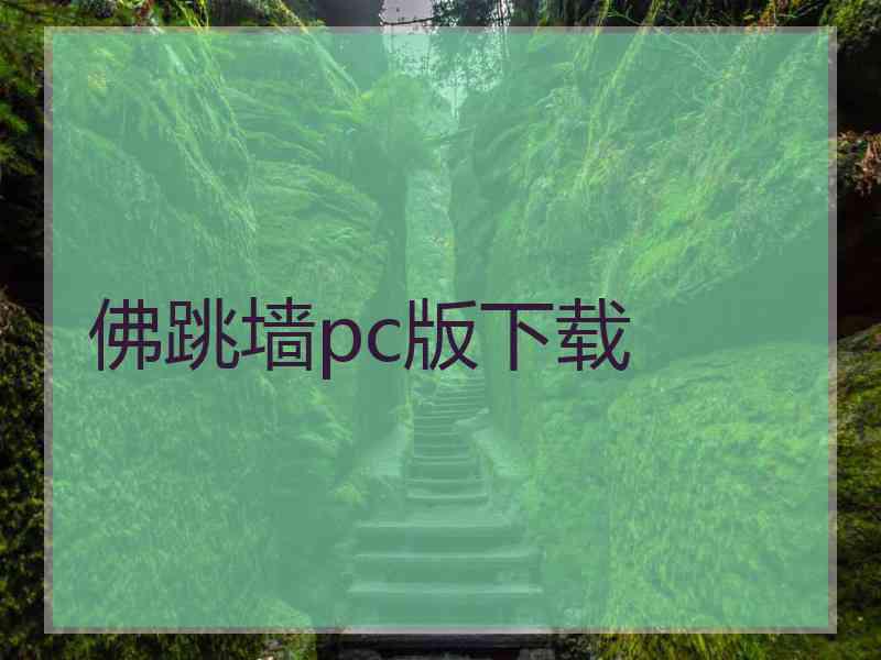 佛跳墙pc版下载